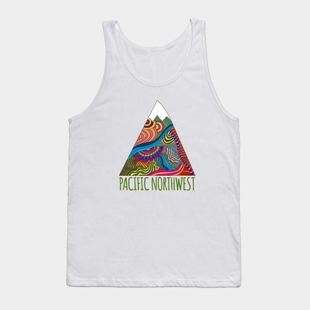 Pacific Northwest Tank Top by happysquatch